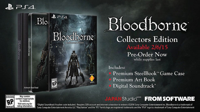 Bloodborne Collector's Edition box PS4
