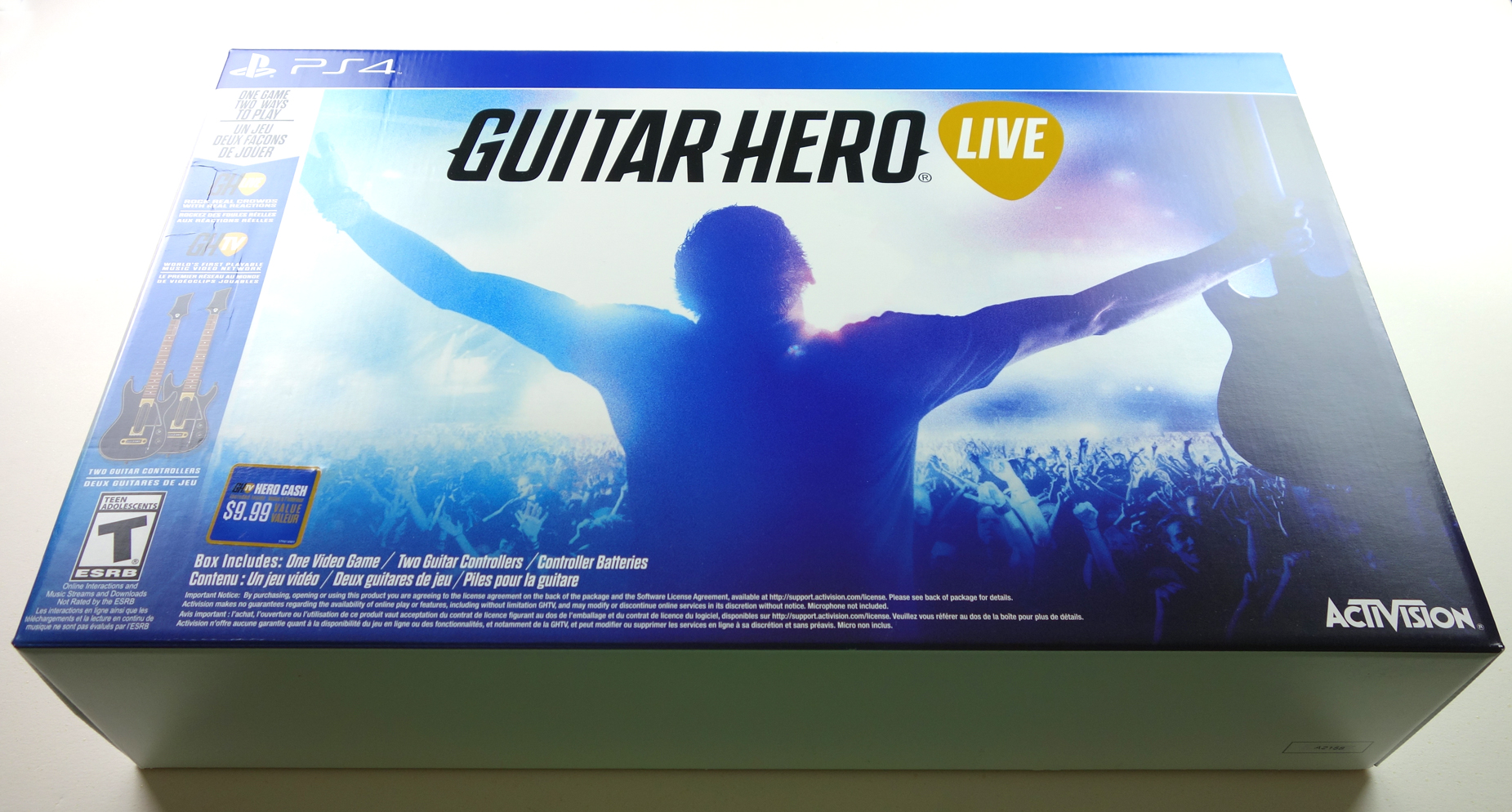 Guitar Hero Live PS4  2 Guitar Controller Bundle box