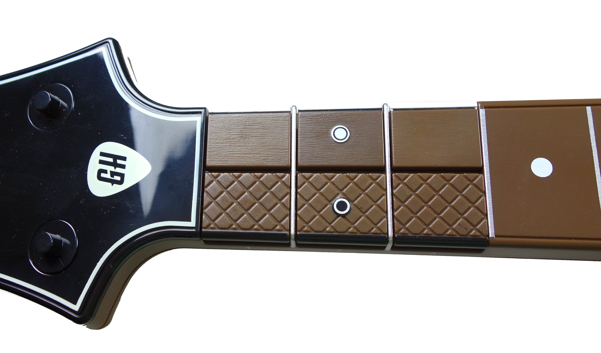 Guitar Hero Live PS4 Guitar Controller frets close up