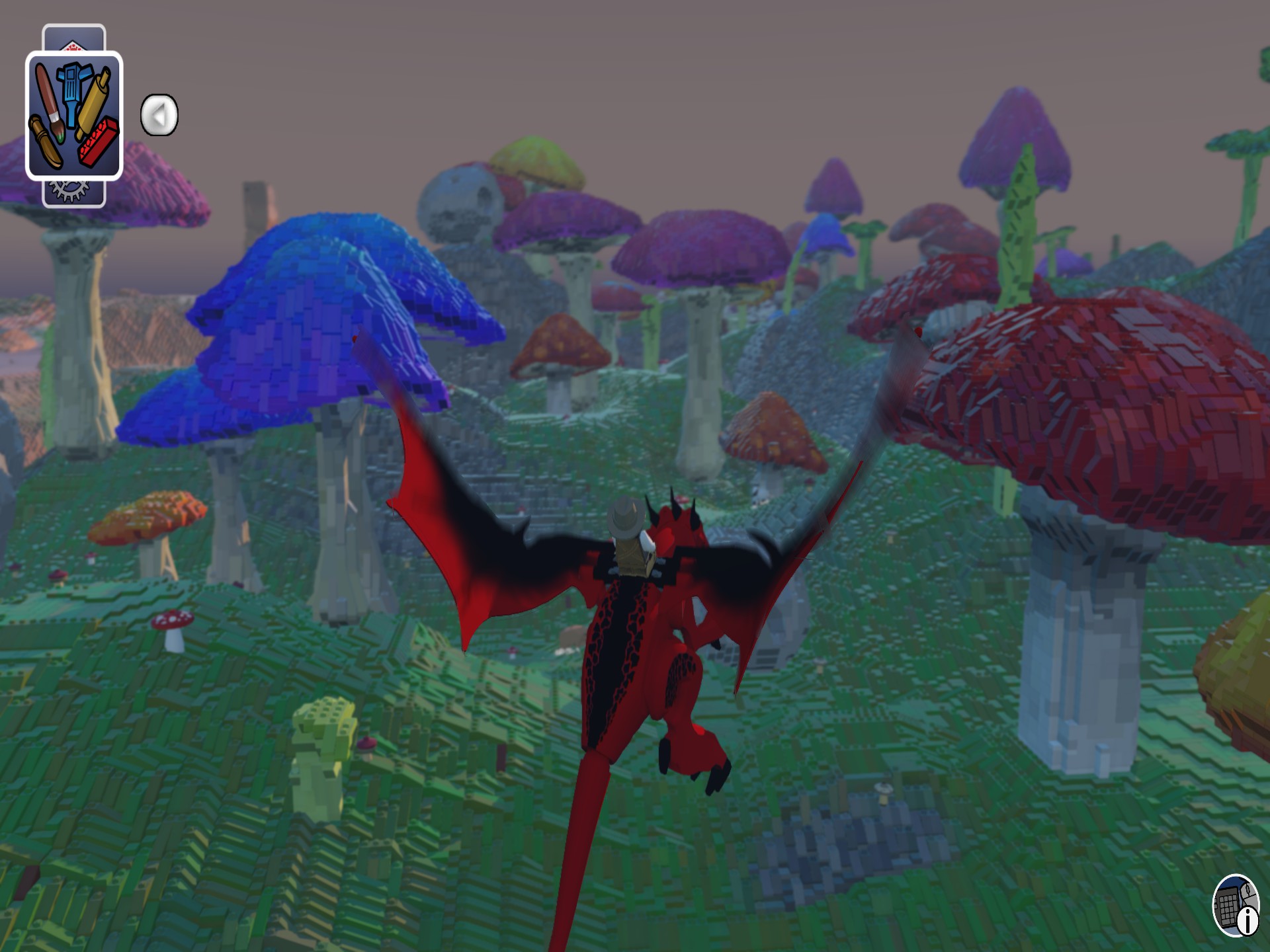 Lego Worlds Dragon Screen