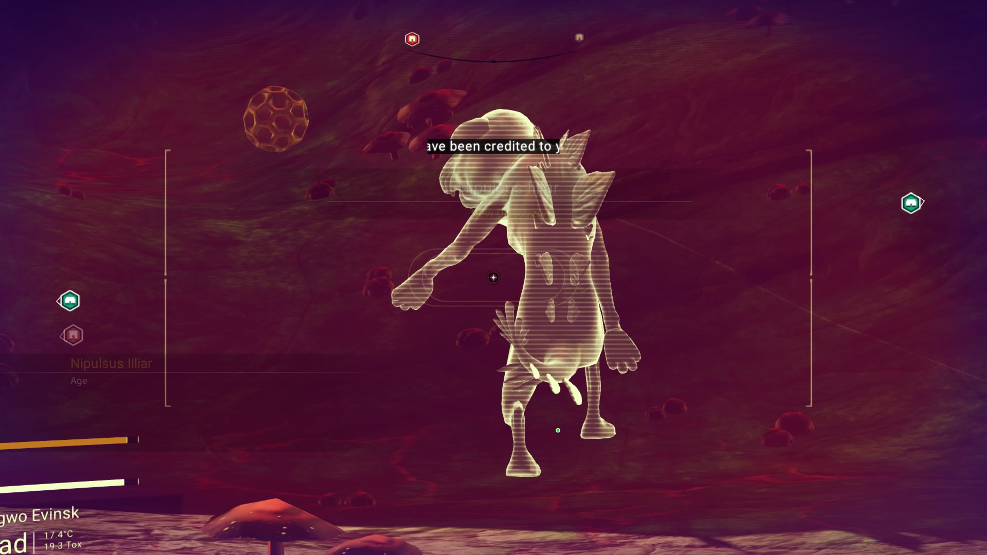 No Man's Sky PS4 creature scan