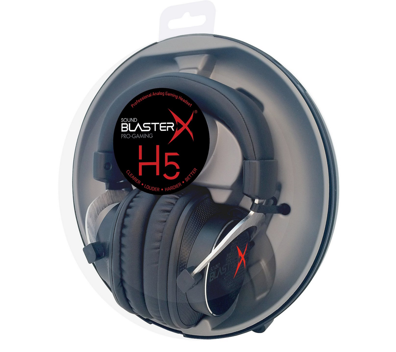 Creative Sound BlasterX H5 headset shell case box