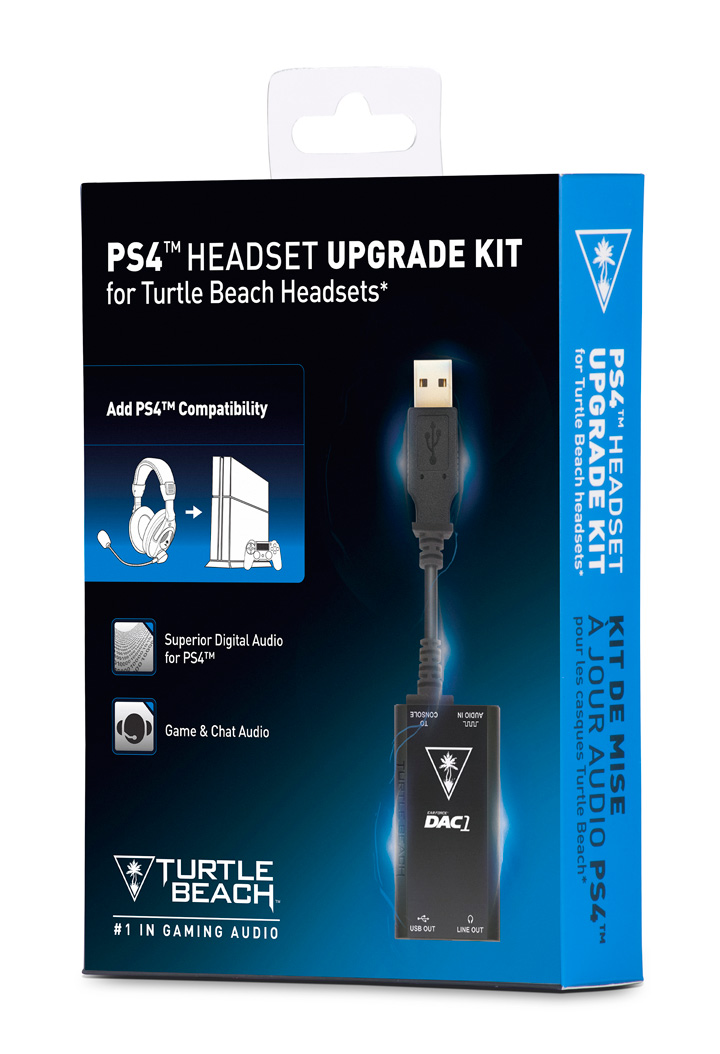 Turtle Beach Ear Force PS4 Headset Upgrade Kit for Turtle Beach Headsets aka PS4 DAC