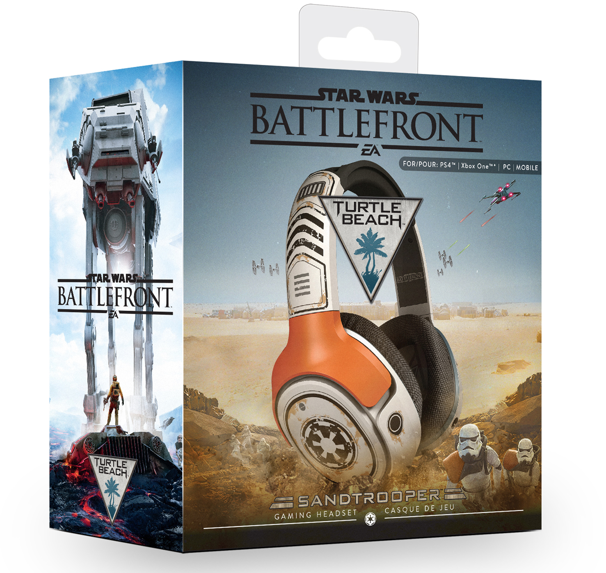Turtle Beach Star Wars Battlefront Sandtrooper Gaming Headset box