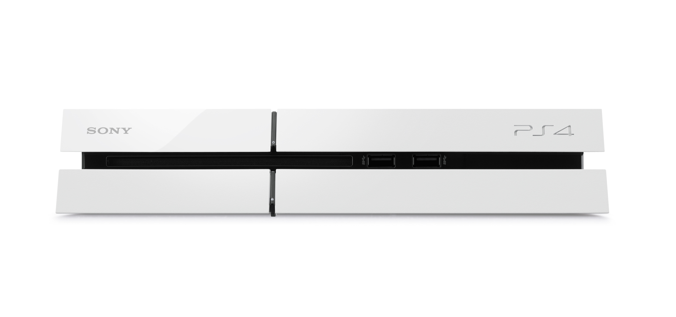 White PS4 Front Shot