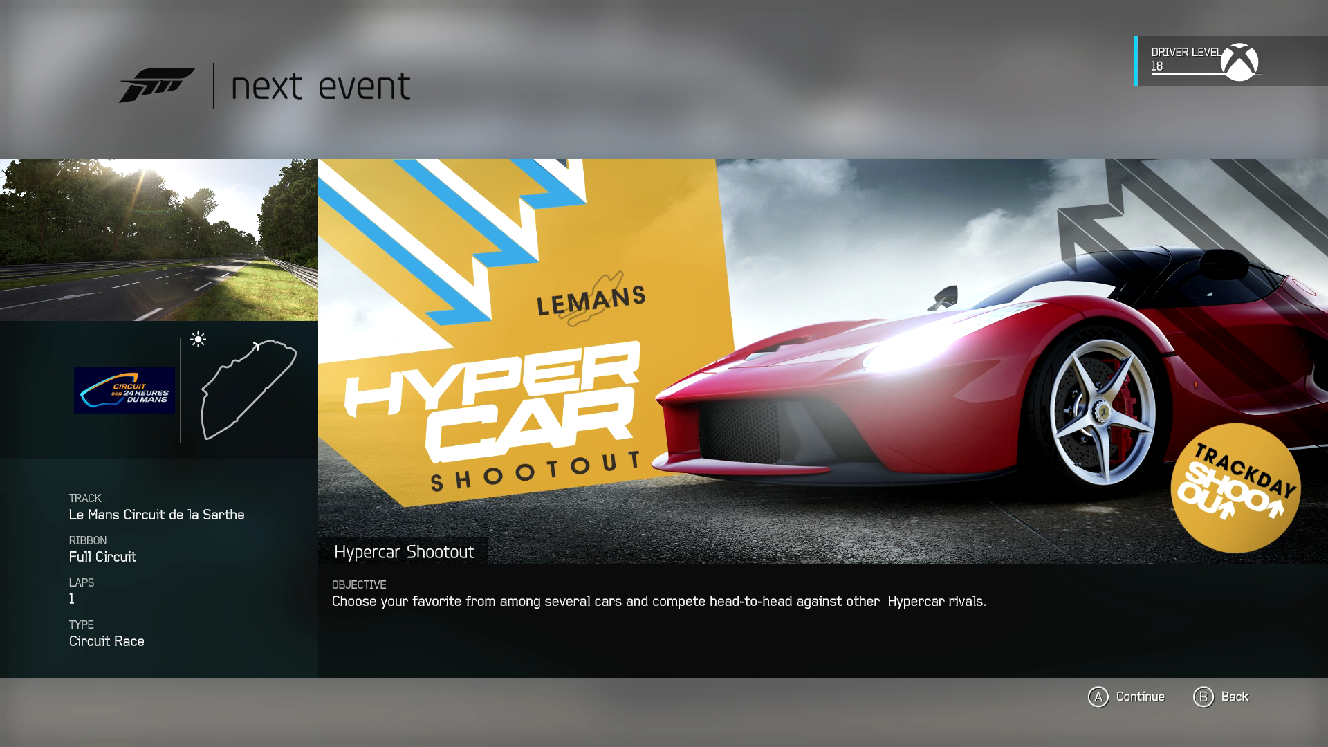 Forza 6 review screen showcase