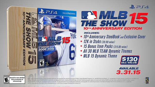 'MLB 15: The Show 10th Anniversary Edition' PS4