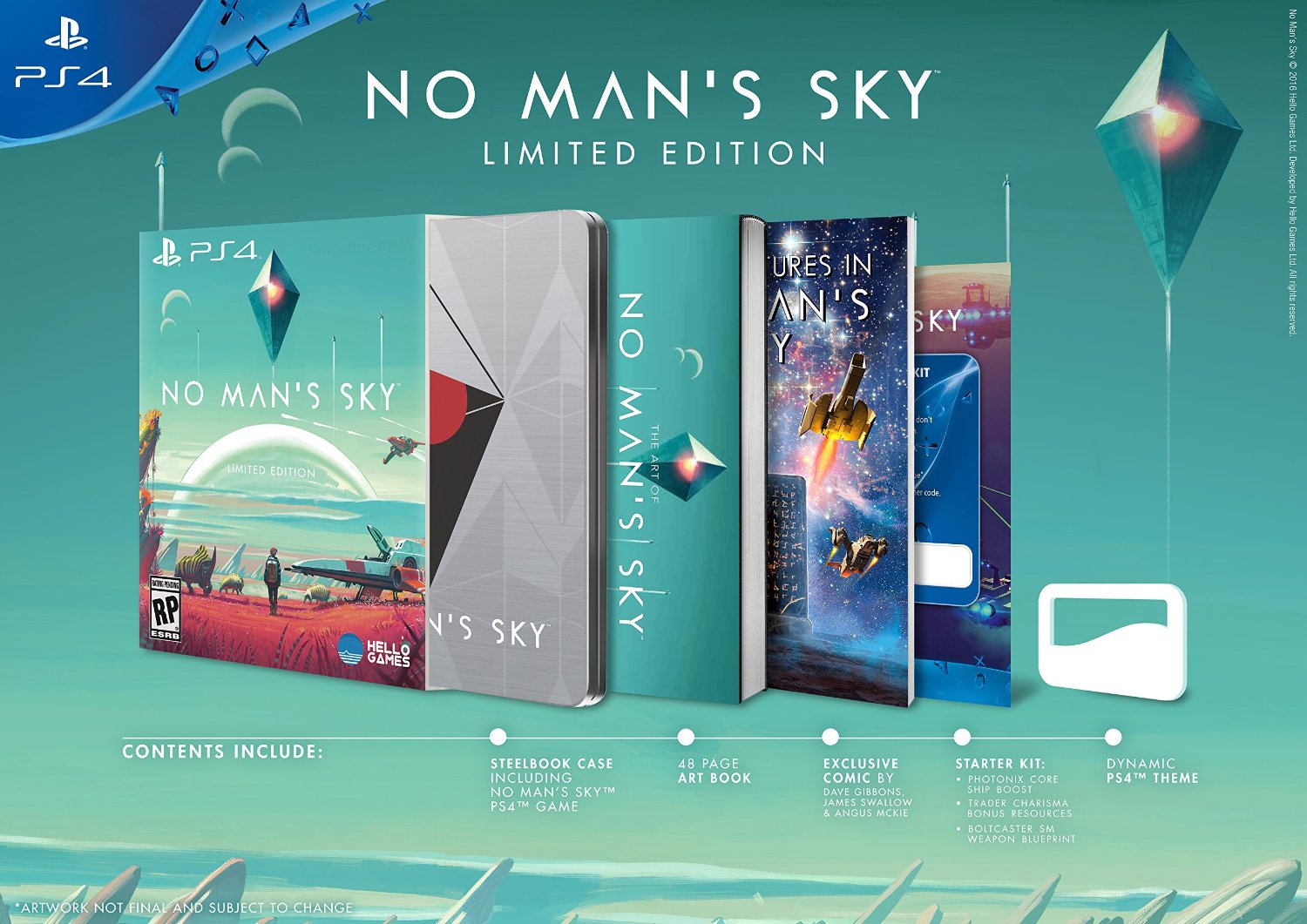 No Man's Sky PS4 Limited Edition