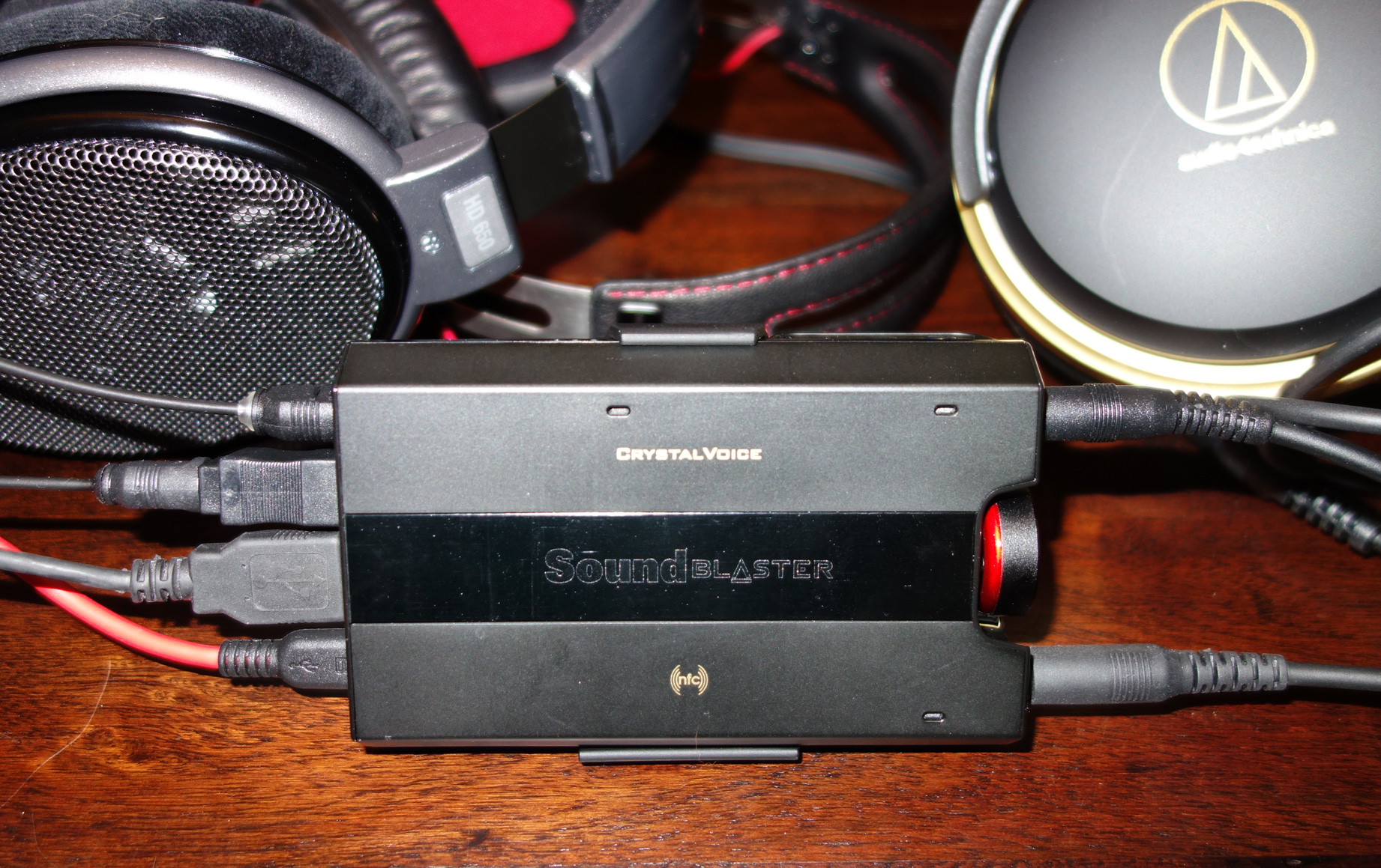 Sound Blaster E5 USB DAC & headphone amp Sennheiser Audio-Technica